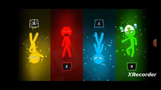 حلقة جديدة اخرى في لعبة stickman party خسرنا خسارة شنيعة😅😅