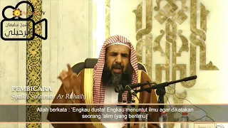 Awas Bahaya Riya' ||  Syaikh Sulaiman Ar Ruhaily