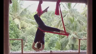 Aerial Yoga at ME Yoga Villa Sri Lanka