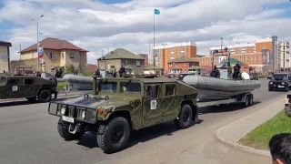 Военный парад в Астане (Казахстан)