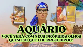 ♒️AQUÁRIO TAROT☀️VOCÊ VERÁ COM TEUS PRÓPRIOS OLHOS QUEM FOI QUE LHE PREJUDICOU 🔥