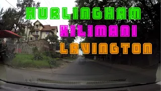 Driving in Hurlingham, Kilimani and Lavington areas