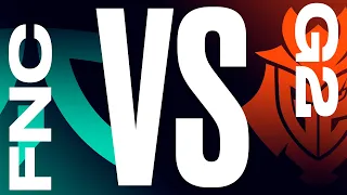 FNC vs. G2 - Неделя 6 День 2 | LEC Весенний сплит | Fnatic vs. G2 Esports (2022)
