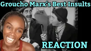*So Hilarious* Groucho Marx's BEST INSULTS | REACTION