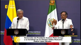 #AMLO Mensaje a medios Andrés Manuel López Obrador y  Gustavo Petro desde Colombia