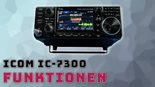 Icom IC-7300 📻 Funktionsumfang im Touch Display #02