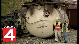 From the Vault: Dangerous train derailment