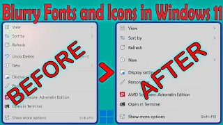 3 Easy Fixes of How to fix blurry fonts and icons in Windows11