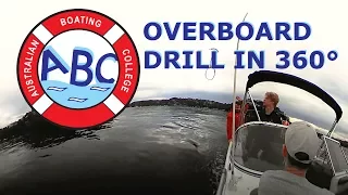 🚤 ABC Sydney Man Overboard Retrieval in 360° during Boat Licence Course