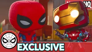 Spidey's Struggle is Real  | Marvel Funko Presents: Magnet Mayhem (stars Spider-Man, Iron Man)