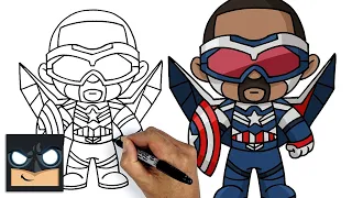 How To Draw Falcon | Falcon and the Winter Soldier || Step by Step Drawing Tutorial