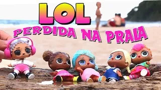 BONECA PERDIDA NA PRAIA ENCONTRA UM TESOURO - Mileninha