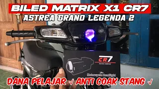 Pemasangan Biled Matrix X1 CR7 Di Astrea Grand || Solusi Terang Dana Pelajar 🔥