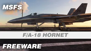 McDonnell Douglas F/A-18 Hornet Freeware Add-on for Microsoft Flight Simulator