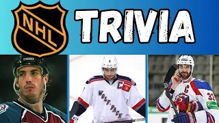 🏒 NHL Trivia knowledge Hard