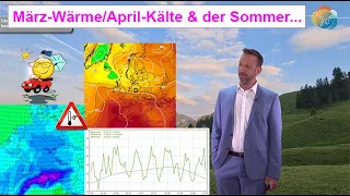 Kälte-Rekorde möglich! Vergleich ähnlicher Jahre mit März/April & der Sommer. Sommer 2024 normal?