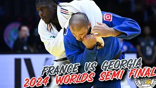 Judo Worlds 2024 SEMI FINAL FRANCE vs GEORGIA Teams Event - Judo World Championships 世界選手権団体戦準決勝