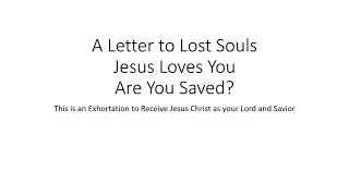 A Letter to Lost Souls