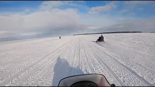 Mackinac Ice Bridge Snowmobile Trip --- GoPro Hero 7 --- 2/16/2019