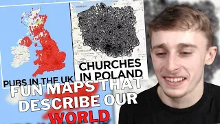 Brit Reacting to Fun Maps That Describe Our World