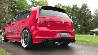 2016 Golf R Straight Pipe Cold Start