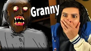 [CREEPYPASTA] LA HISTORIA OCULTA DE GRANNY !! - Granny (Horror Game) REACCIÓN | DeGoBooM