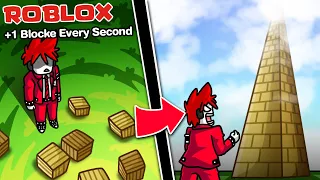 Roblox : +1 Blocks Every Second 🧱 สร้างหอคอยให้สูงที่สุด โดยที่จะได้บล็อคทุก 1 วิ !!!!