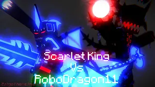 Scarlet king vs RoboDragon11 | Minecraft Animation (Birthday Special I Guess)