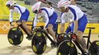 Sir Chris from Britain wins gold in the men's team sprint Hoy Five