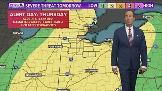 ALERT DAY Thursday likely to deliver severe storms