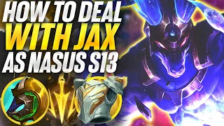 How to deal with Jax as Nasus. Rank 1 Nasus DESTROYS Jax Top in high elo | Carnarius