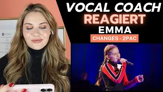 Vocal Coach reagiert-2Pac - Changes (Emma) | The Voice Kids 2023