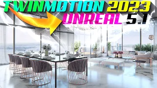 TWINMOTION 2023 NOVIDADES COM UNREAL ENGINE 5.1 #unrealengine5 #archviz