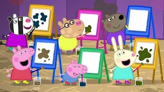 Peppa Pig Learns and Plays with Muddy Puddles | Peppa Pig Full Episode