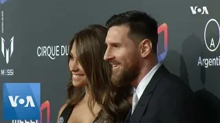 Lionel Messi Walks Red Carpet for Cirque du Soleil Show Inspired By His Career