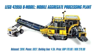 'LEGO Technic 42055 B-model: Mobile Aggregate Processing Plant' Speed Build & Review