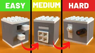 How to Make 5 Mini LEGO Safes!!