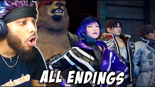 Tekken Noob Reacts To All Character Endings In Tekken 8