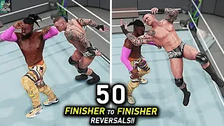 WWE 2K19 Top 50 Finisher to Finisher Reversals!! WWE 2K20 Countdown