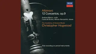 Albinoni: Concerto a 5 in F, Op. 9, No. 3 for 2 Oboes, Strings, and Continuo - 1. Allegro