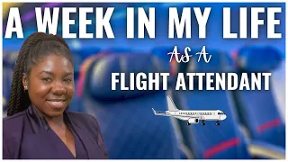 A FULL WORK WEEK OF MY LIFE AS A FLIGHT ATTENDANT | FLIGHT ATTENDANT LIFE