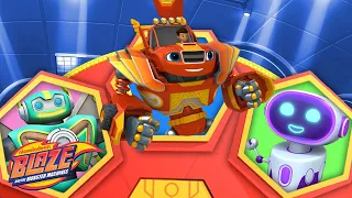 Spin the Robot Wheel #18 w/ Robot Blaze & Mega Bot! 👾 | Blaze and the Monster Machines