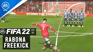 FIFA 22 : RABONA FREE KICK TUTORIAL