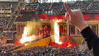 Brock Lesnar Epic Wrestlemania 39 entrance! #wrestlemania39 #wwe #wrestlemania