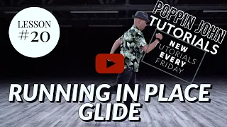 RUNNING IN PLACE GLIDE | TUTORIAL #20 DANCE FOR BEGINNERS #POPPINJOHNTUTORIALS