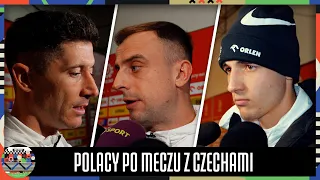 LEWANDOWSKI PO MECZU POLSKA - CZECHY: WIDZĘ WIELE POZYTYWÓW. WYWIADY Z PIŁKARZAMI