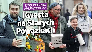 Kwesta Na Starych Powązkach. Aktorzy "Rancza" mówią nam, ile zebrali do puszki l Niezapomniani