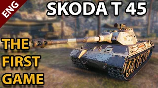 The FIRST GAME in the SKODA T 45 - Ranked EXCLUSIVE CZ Heavy Premium Tank