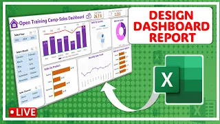 How to Design Dashboard Reports in Microsoft Excel using Pivot Tables & Pivot Charts