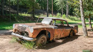 Exploring an Abandoned 1950's NASCAR Speedway - Found old stock cars left behind